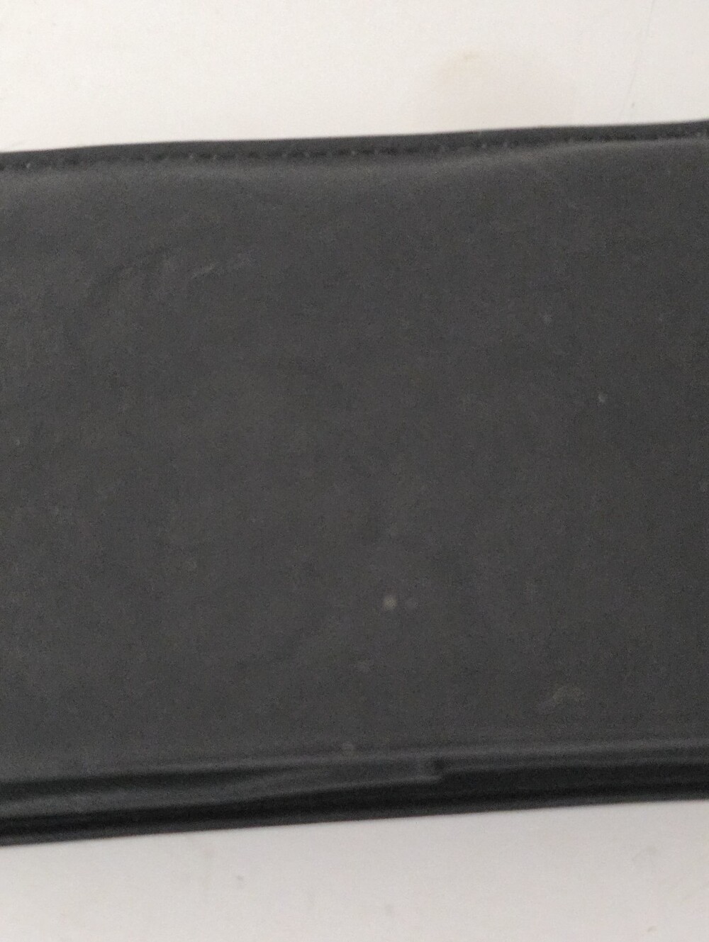 Prince Gardner black leather wallet in a sleek minimalist style Mens
